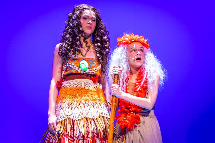 Students perform Moana, Jr.